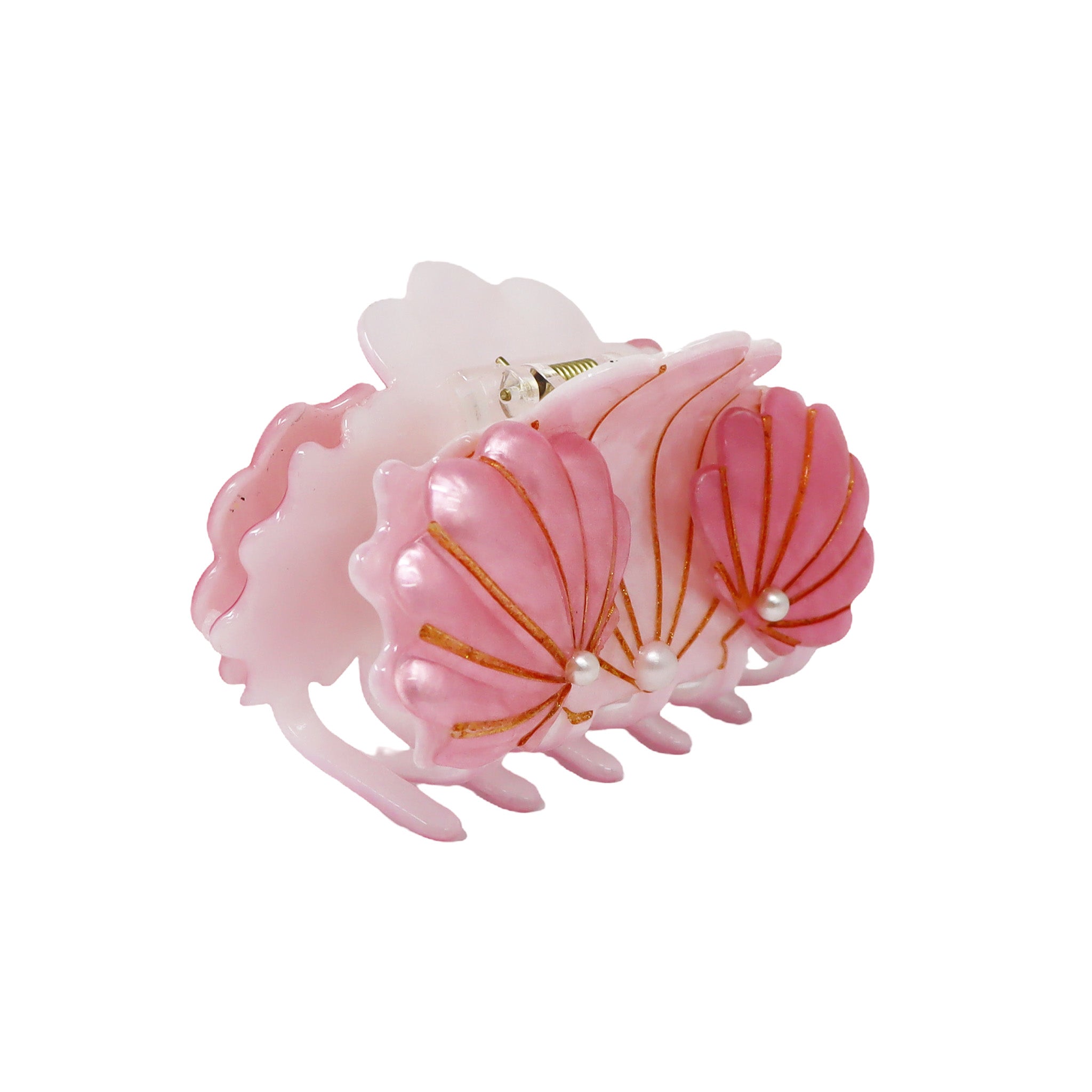 Seashell Claw Hair Clip - Pink Poppy Australia