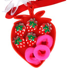 Mini Strawberry Hair Clip Set - Pink Poppy Australia