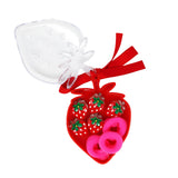 Mini Strawberry Hair Clip Set - Pink Poppy Australia