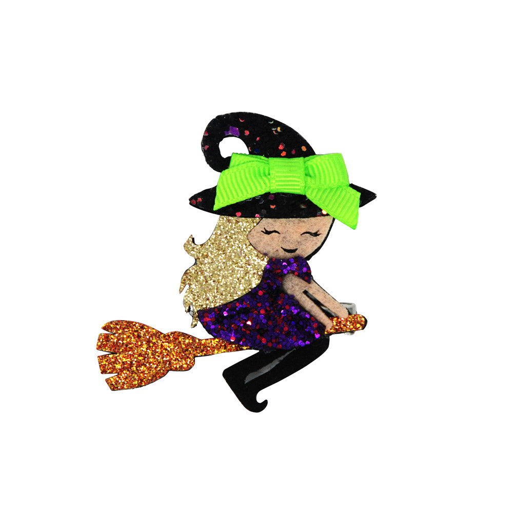 Halloween Spooky Sparkle Hairclips - Pink Poppy Australia