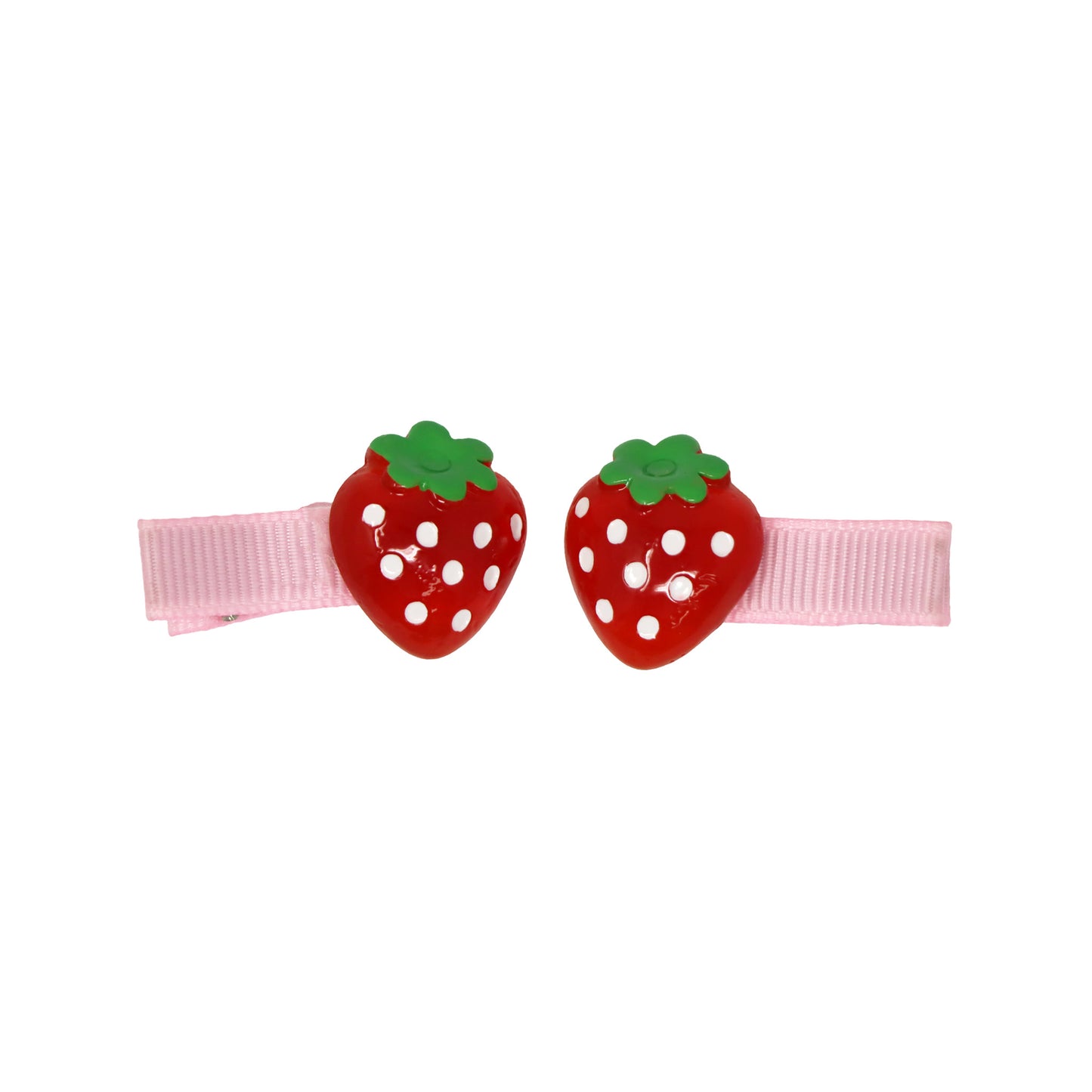 Strawberry Pop Hair Clips