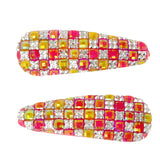 Sparkly Gem Hair Clips - Pink Poppy Australia
