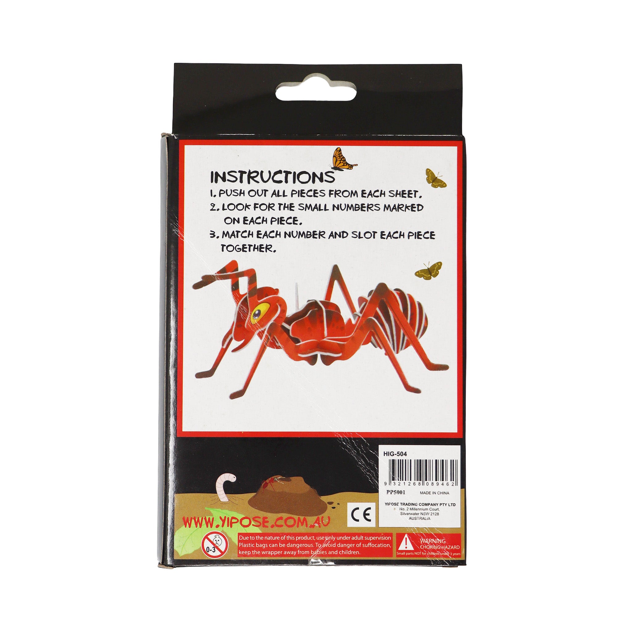 Build Your Own Insect-Ant - Pink Poppy Australia