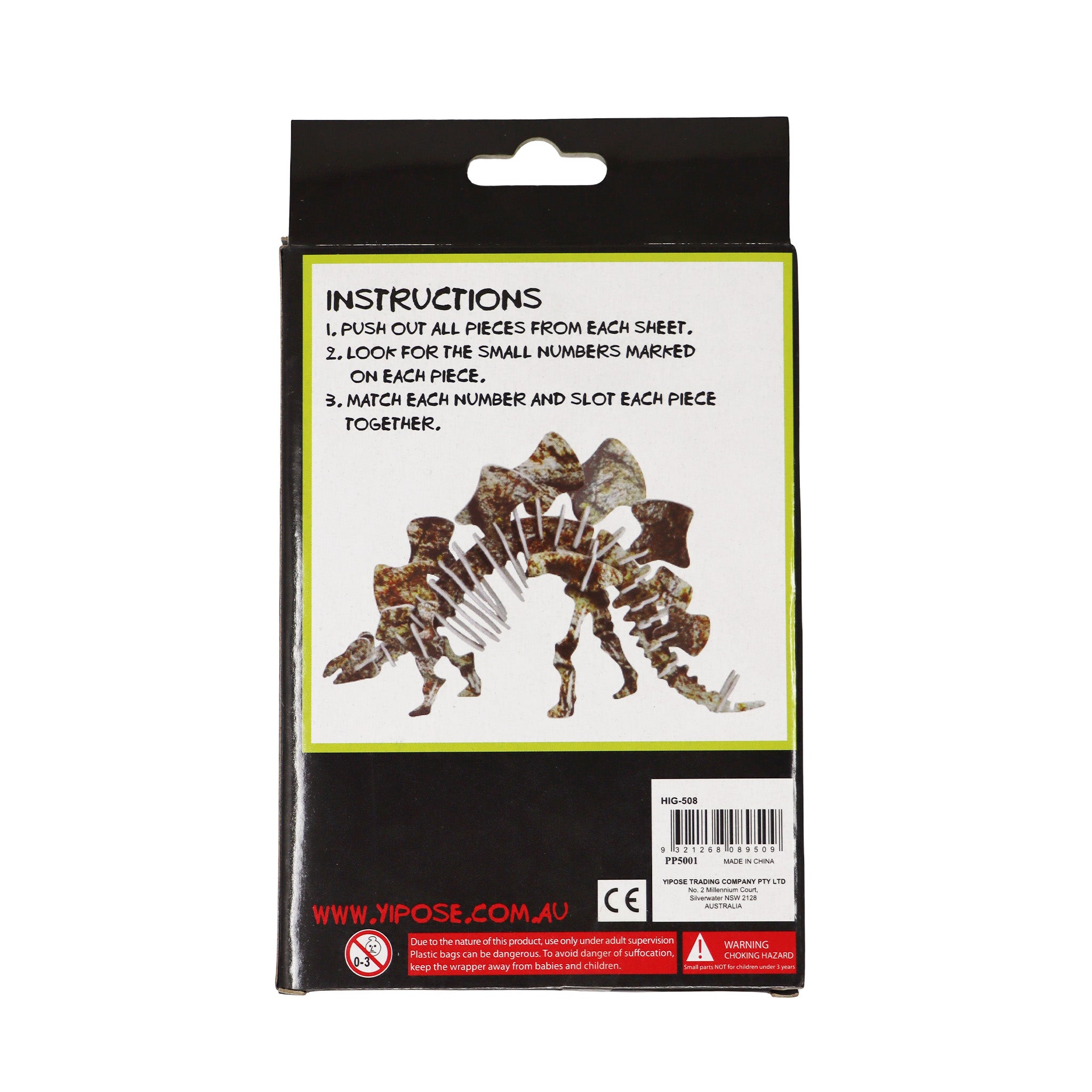 Build Your Own Dinosaur-Stegosaurus - Pink Poppy Australia