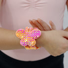 Emma Memma Butterfly Sequin Slap Bracelet - Pink Poppy Australia