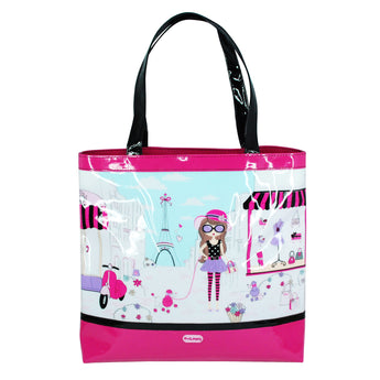 Holiday In Paris Tote Bag - Pink Poppy Australia