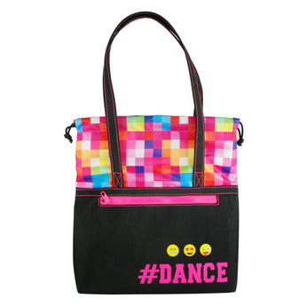 Pixel Dance Tote Bag - Pink Poppy Australia