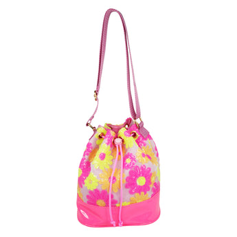 Sequin Daisy Cross Body Satchel - Pink Poppy Australia