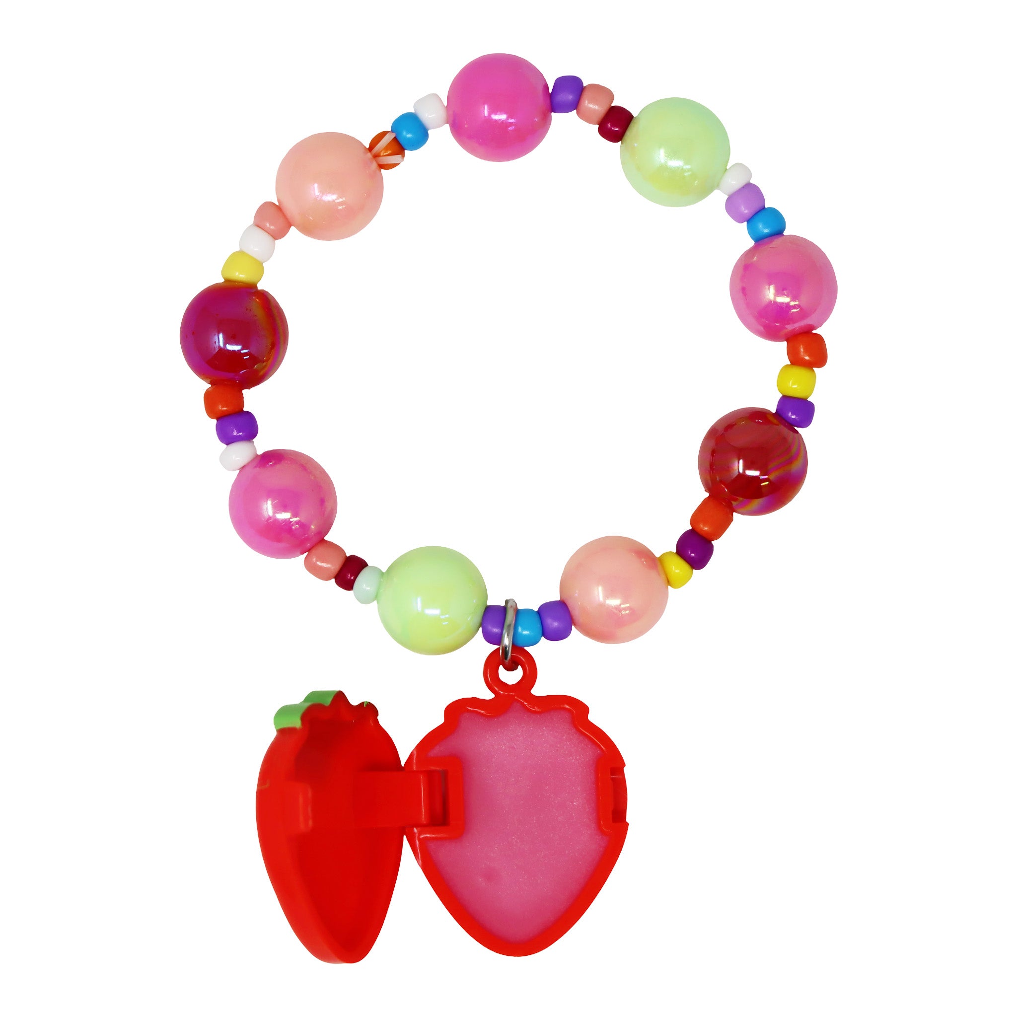 Lip Gloss Bracelet Strawberry - Pink Poppy Australia