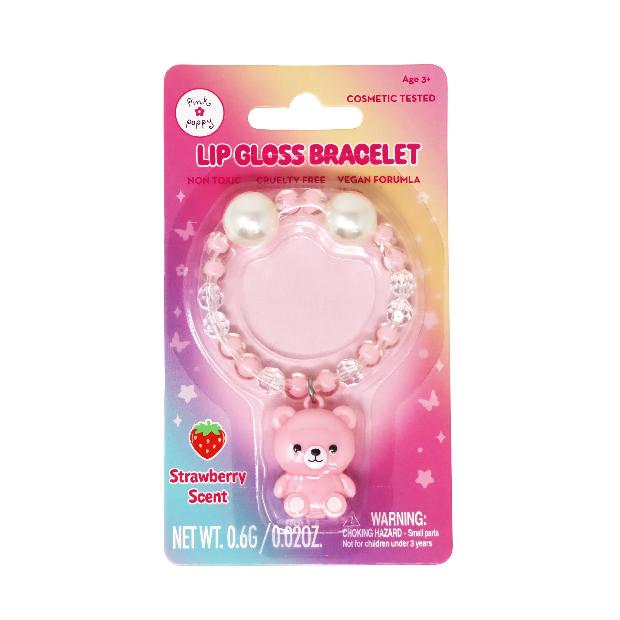 Lip Gloss Bracelet Bear - Pink Poppy Australia