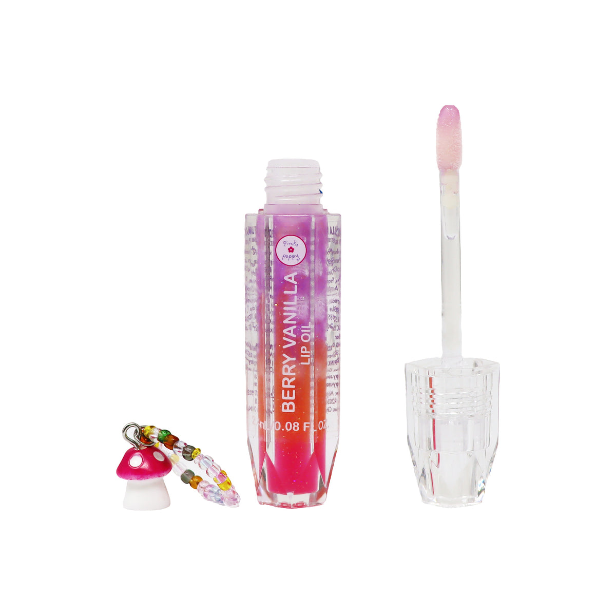 Scented Lip Oil with Ring Set - Pink Poppy Australia
