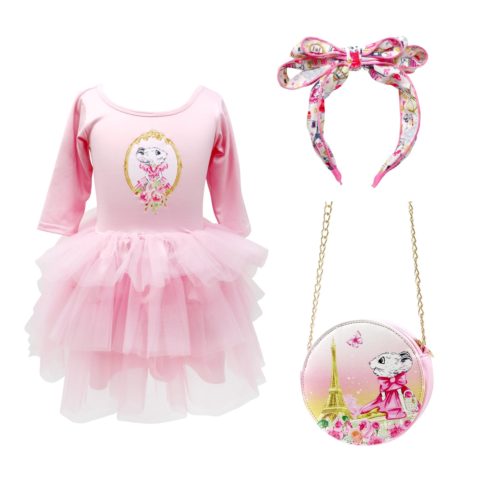 Claris: The Chicest Mouse In Paris™ Signature Fashion Bundle - Pink Poppy Australia