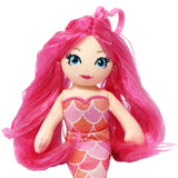 Mermaid 2 in 1 Plush Shoulder Pet & Bag Charm - Pink Poppy Australia