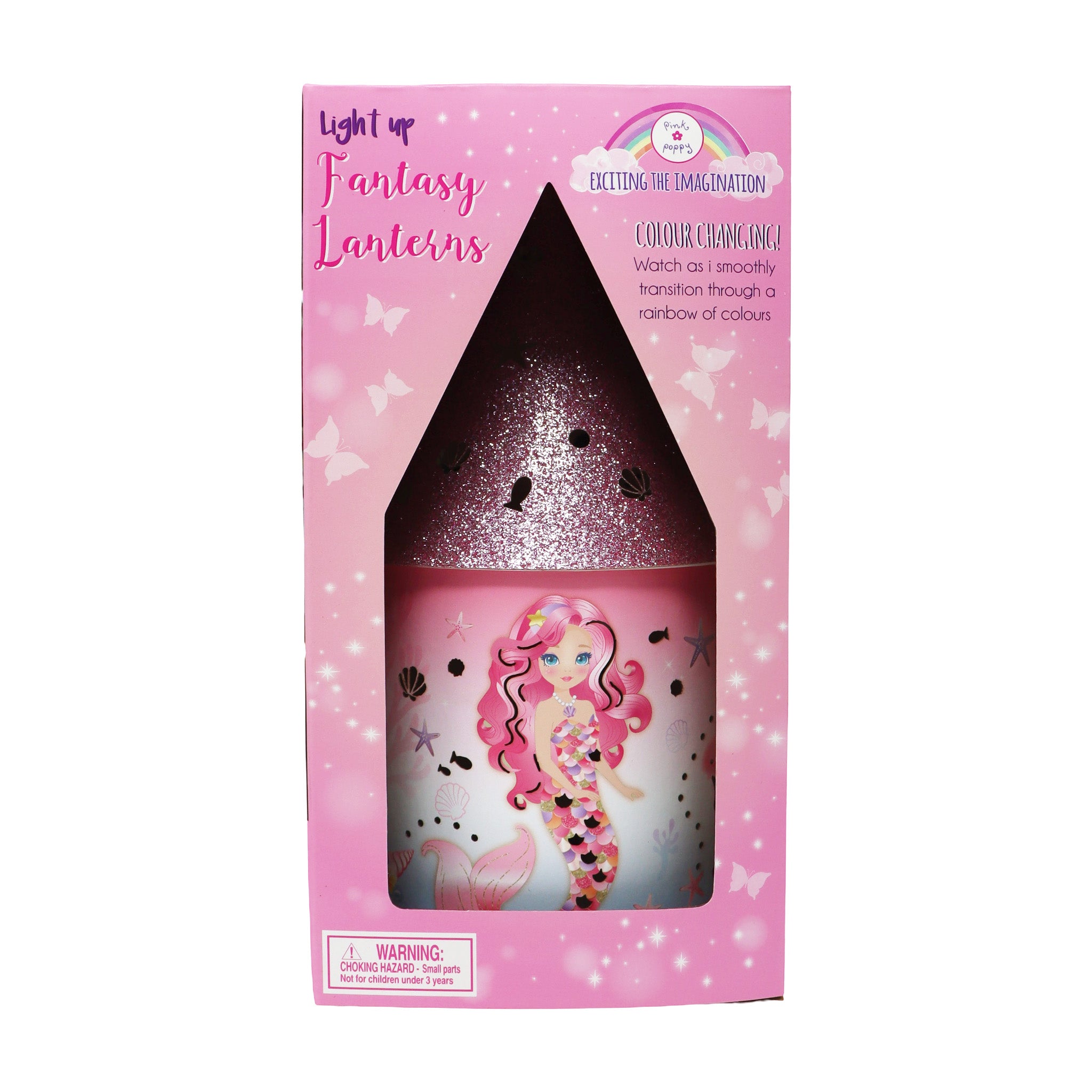 Mermazing Mermaid LED Colour Changing Lantern - Pink Poppy Australia