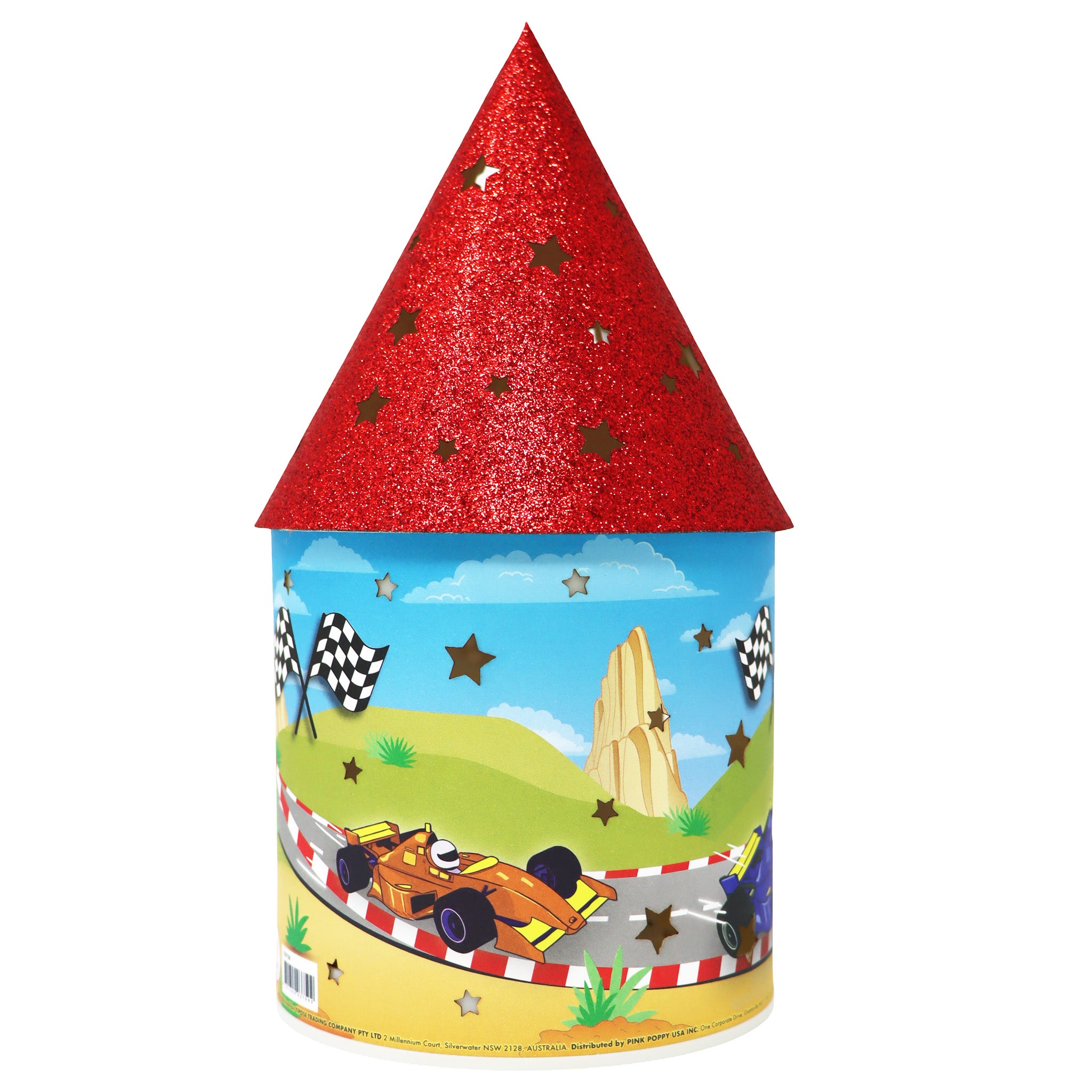 Racing Cars LED Colour Changing Lantern - Pink Poppy Australia