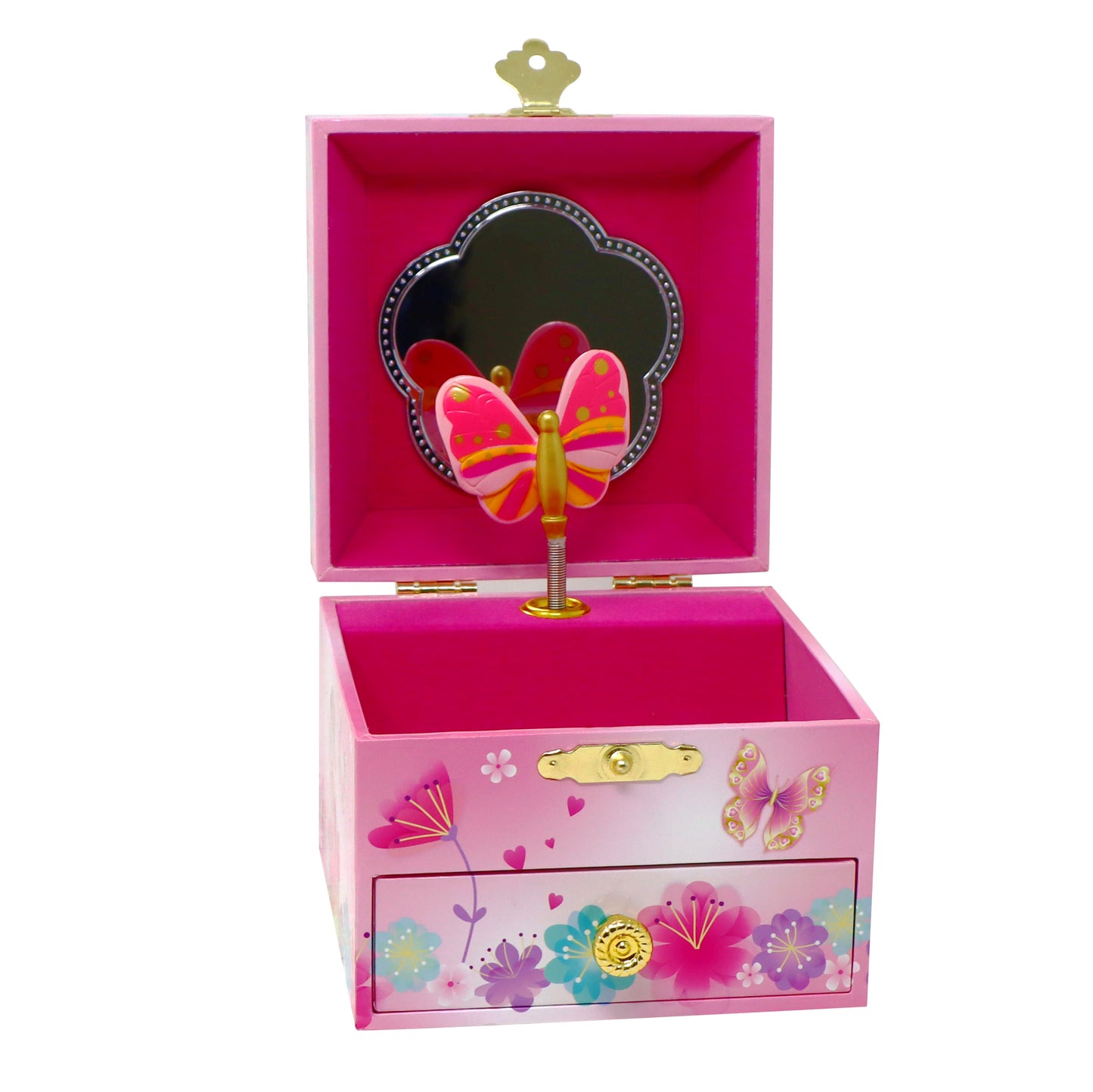 Fairy Butterfly Friends Small Musical Jewellery Box - Pink Poppy Australia