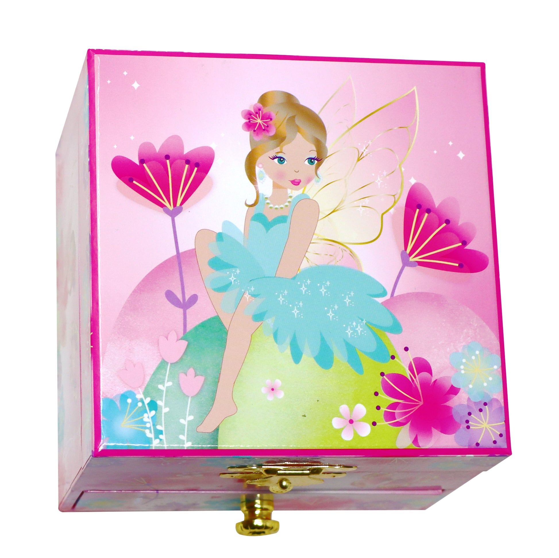 Fairy Butterfly Friends Small Musical Jewellery Box - Pink Poppy Australia