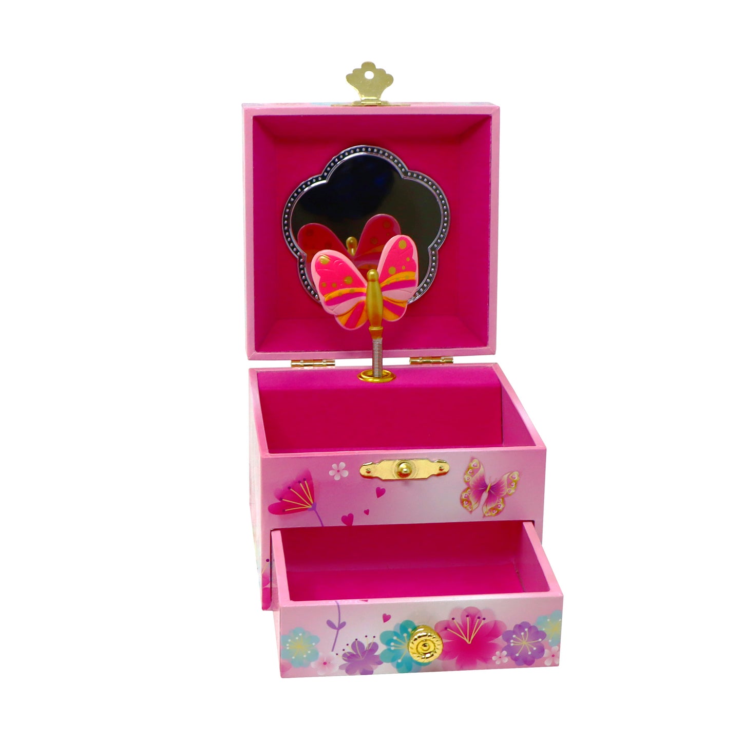 Fairy Butterfly Friends Small Musical Jewellery Box - Pink Poppy Australia