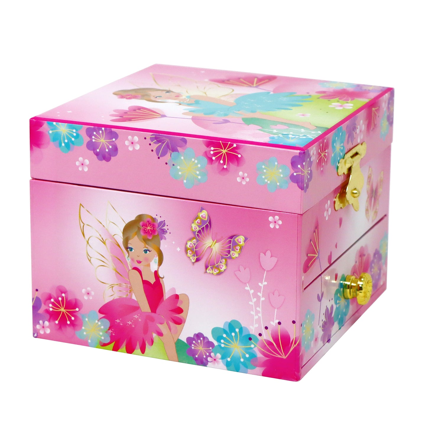 Fairy Butterfly Friends Small Musical Jewellery Box - Pink Poppy Australia