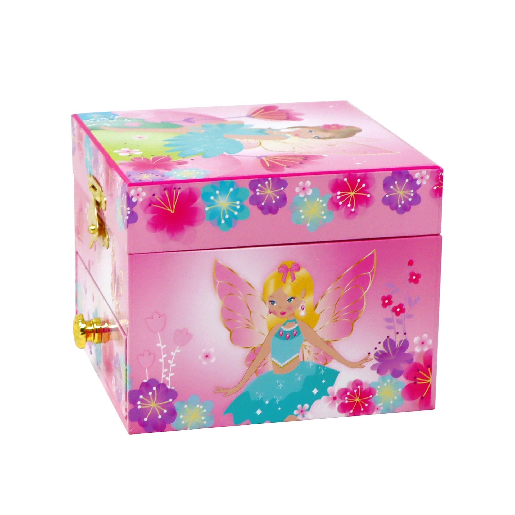 Fairy Butterfly Friends Small Musical Jewellery Box - Pink Poppy Australia