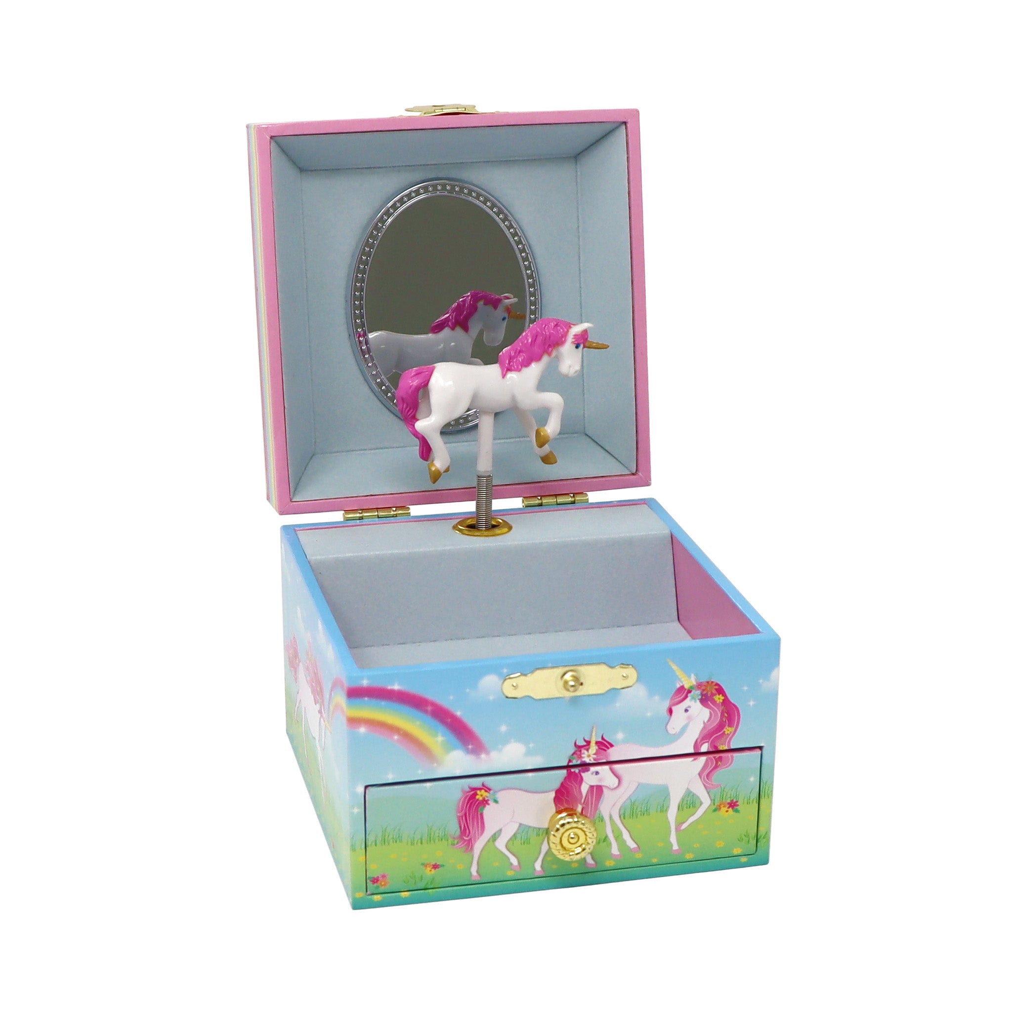 Stardust Unicorn Small Musical Jewellery Box - Pink Poppy Australia