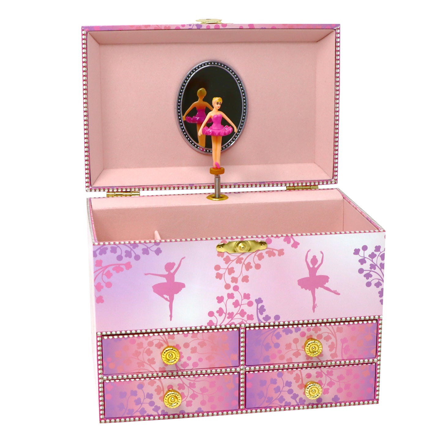 Ballerina Boutique Medium Musical Jewellery Box - Pink Poppy Australia