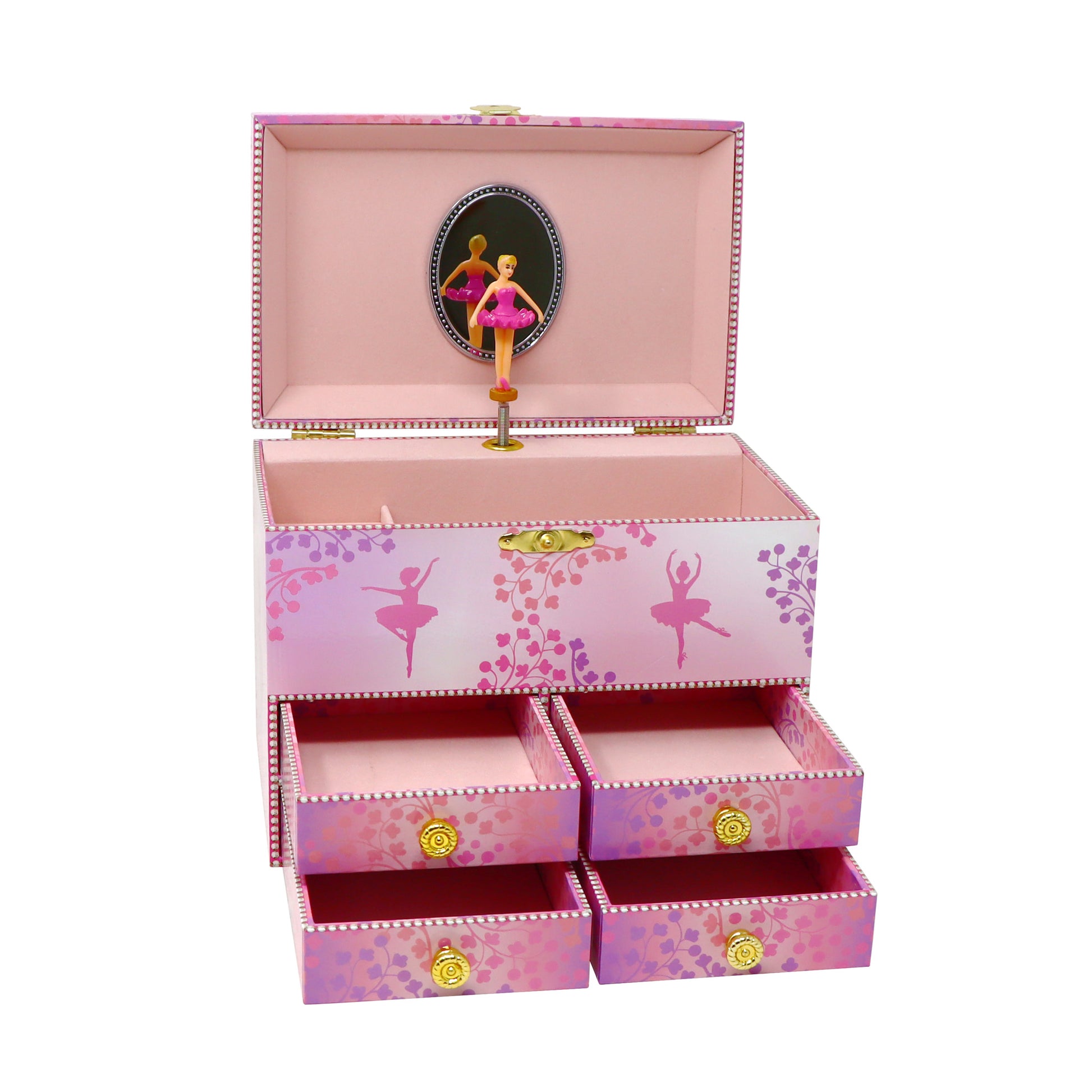 Ballerina Boutique Medium Musical Jewellery Box - Pink Poppy Australia