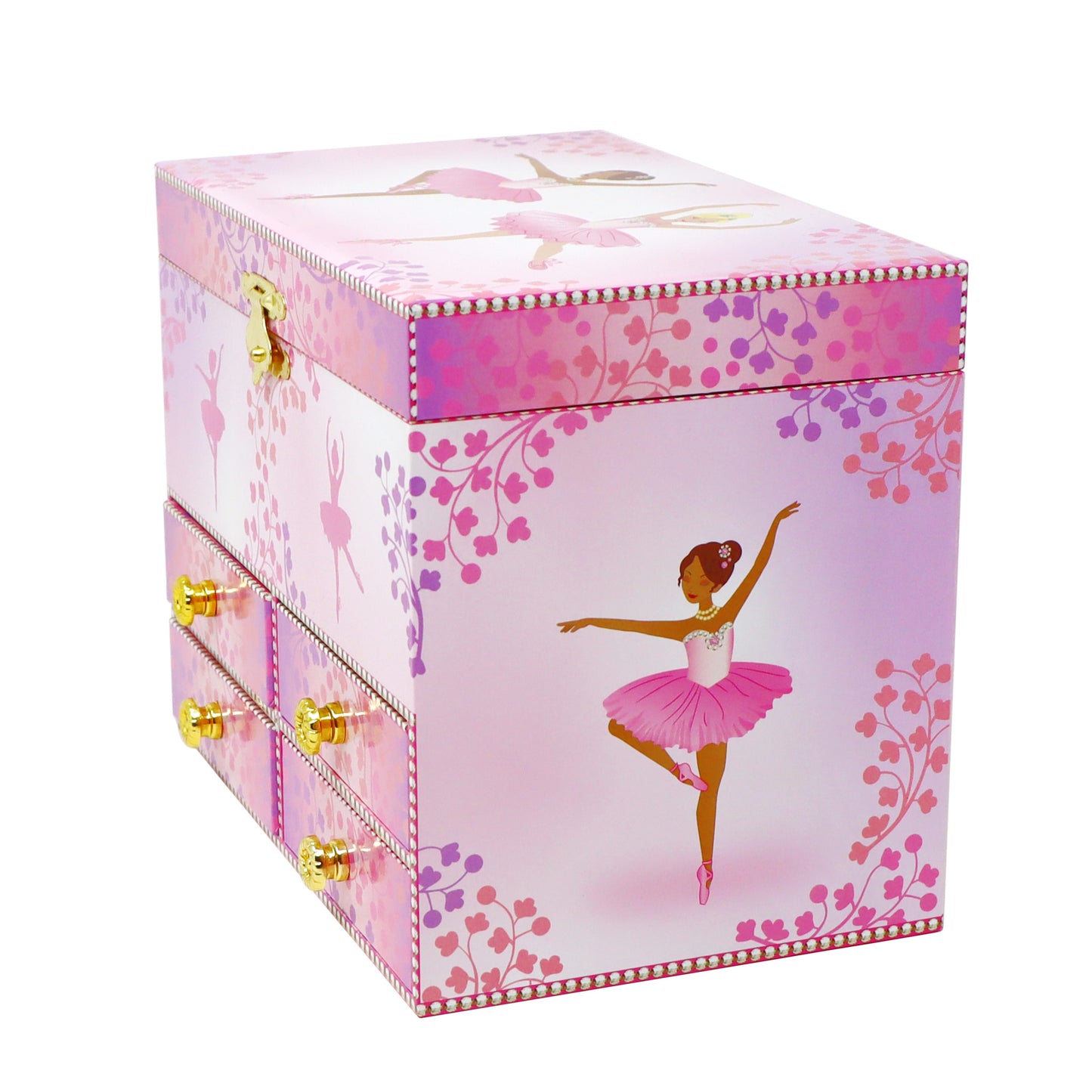 Ballerina Boutique Medium Musical Jewellery Box - Pink Poppy Australia