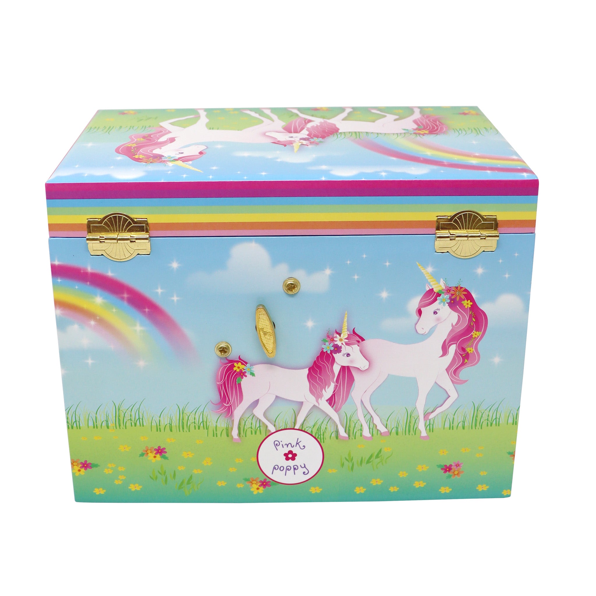 Stardust Unicorn Medium Musical Jewellery Box - Pink Poppy Australia