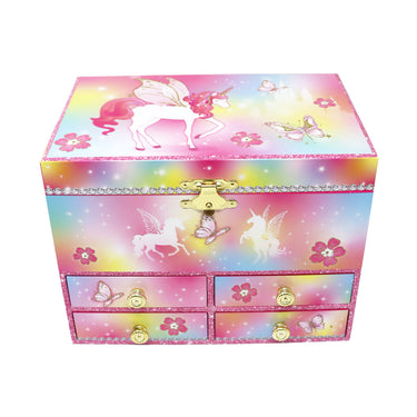 Dreamland Unicorn Medium Musical Jewellery Box - Pink Poppy Australia