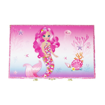 Mermazing Mermaid Medium Musical Jewellery Box - Pink Poppy Australia