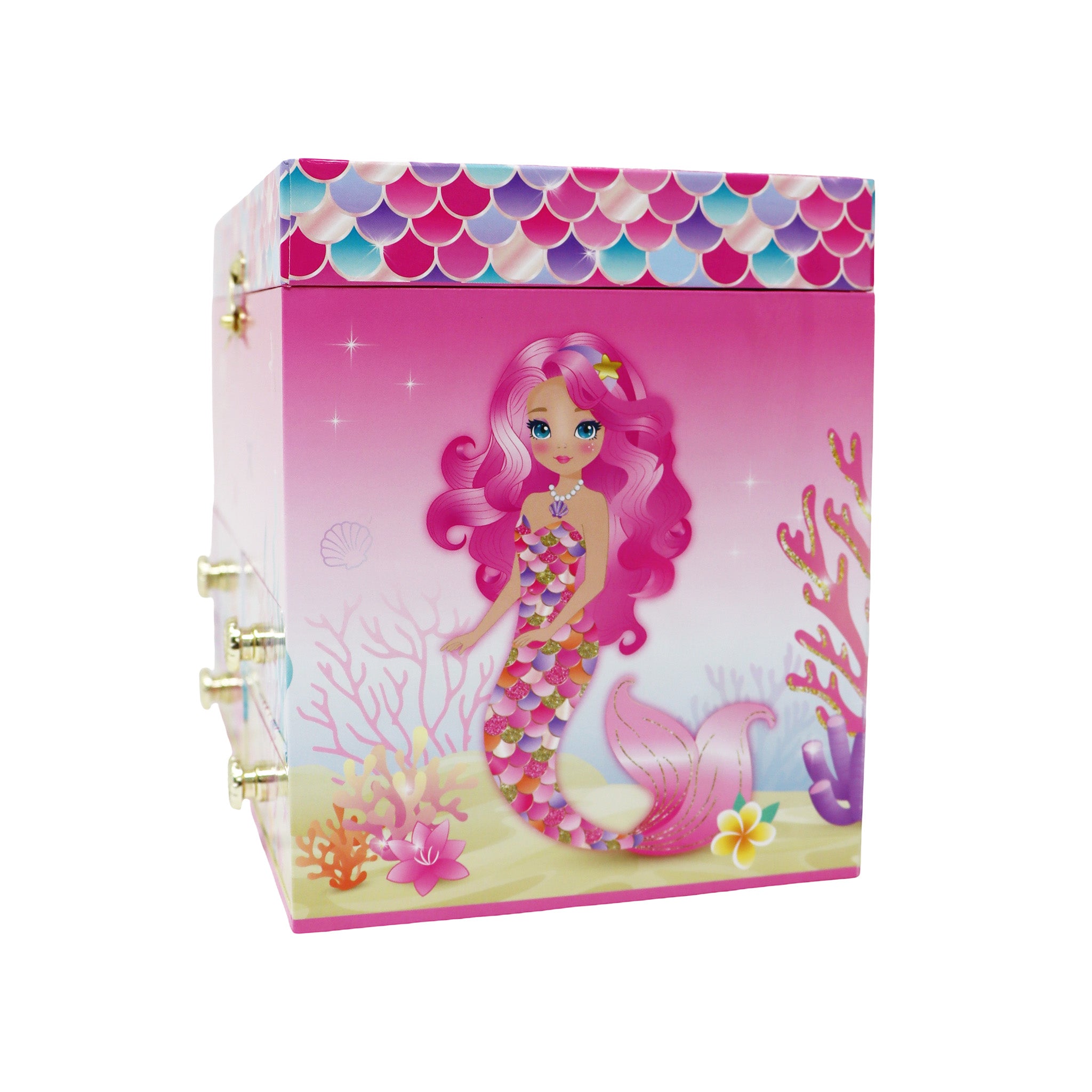 Mermazing Mermaid Medium Musical Jewellery Box - Pink Poppy Australia