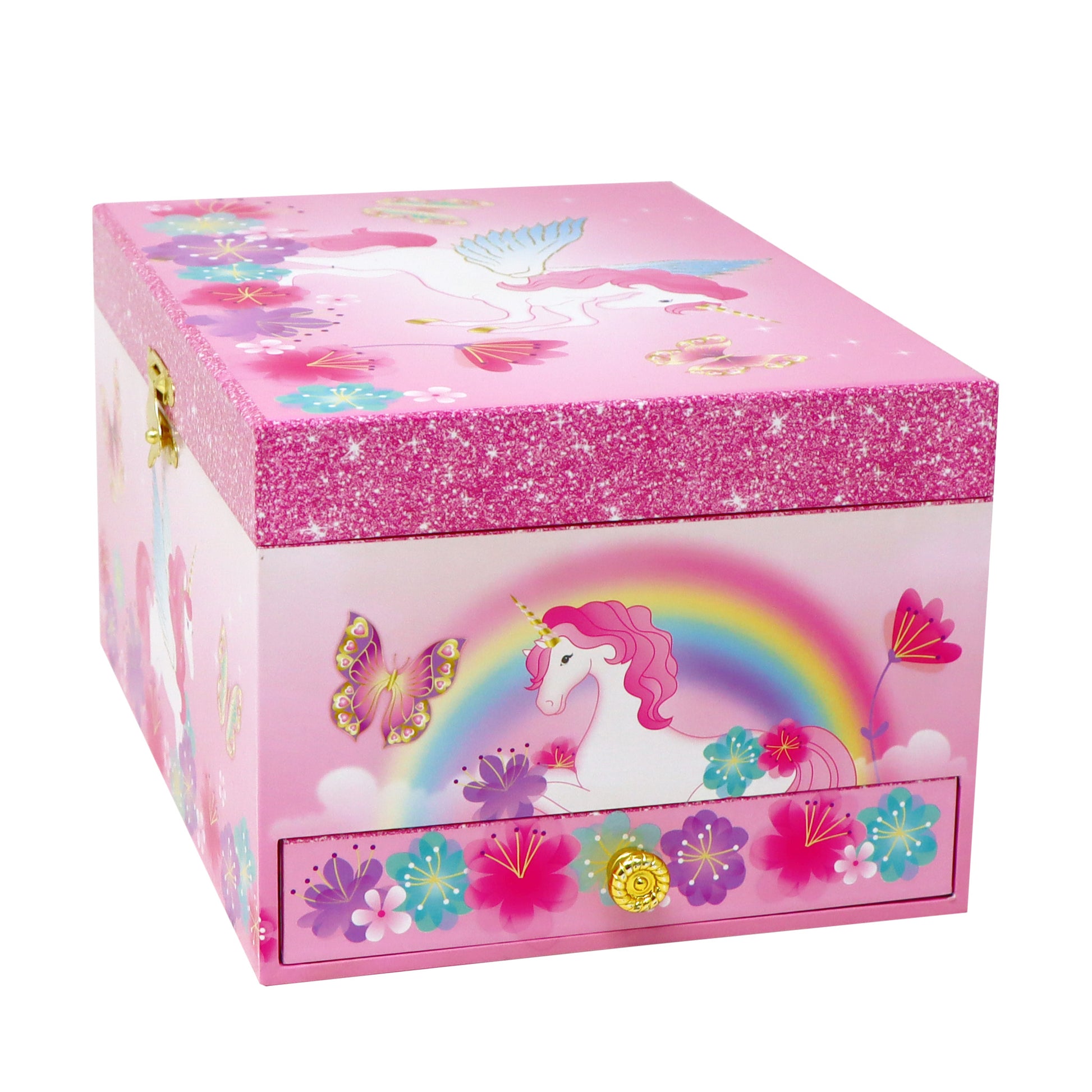 Unicorn Rainbow Luxury Music Box - Pink Poppy Australia