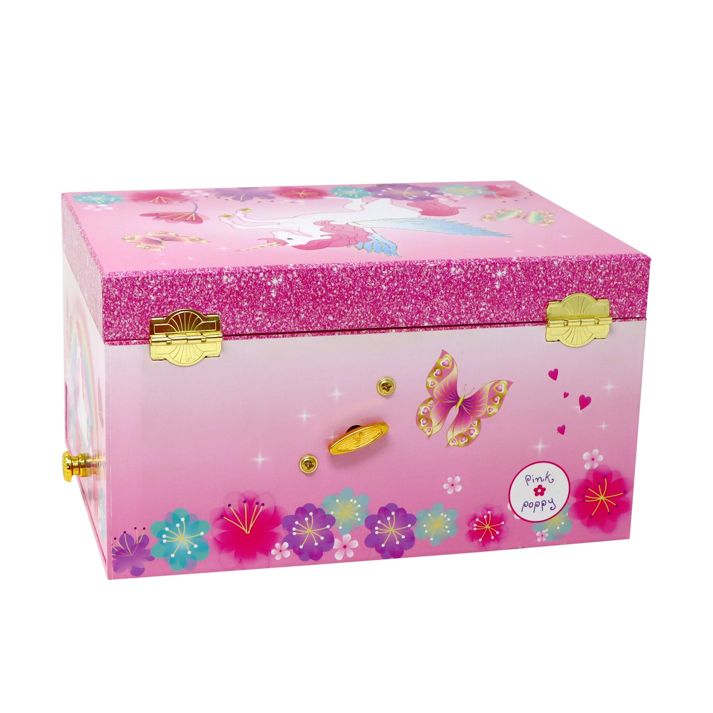 Unicorn Rainbow Luxury Music Box - Pink Poppy Australia