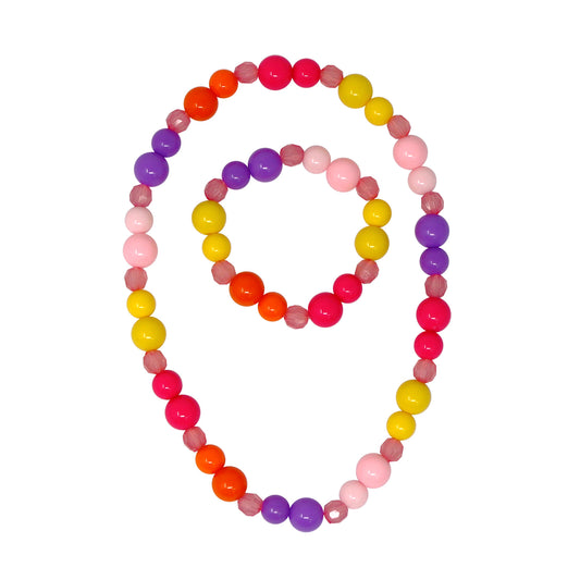 Fairy Rainbow Necklace / Bracelet Set - Pink Poppy Australia