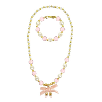 Ballerina Necklace & Bracelet Set - Pink Poppy Australia