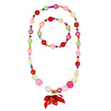 Sweet Berry Necklace & Bracelet Set - Pink Poppy Australia