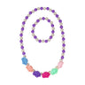 Rosy Candy Necklace & Bracelet Set - Pink Poppy Australia