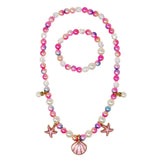 Mermaid Fantasy Necklace & Bracelet Set - Pink Poppy Australia