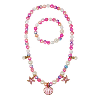 Mermaid Fantasy Necklace & Bracelet Set - Pink Poppy Australia