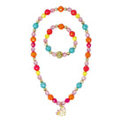 Unicorn Rainbow Charm Necklace and Bracelet Set - Pink Poppy Australia