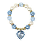 Dance Pearl Heart Necklace and Bracelet Set - Pink Poppy Australia