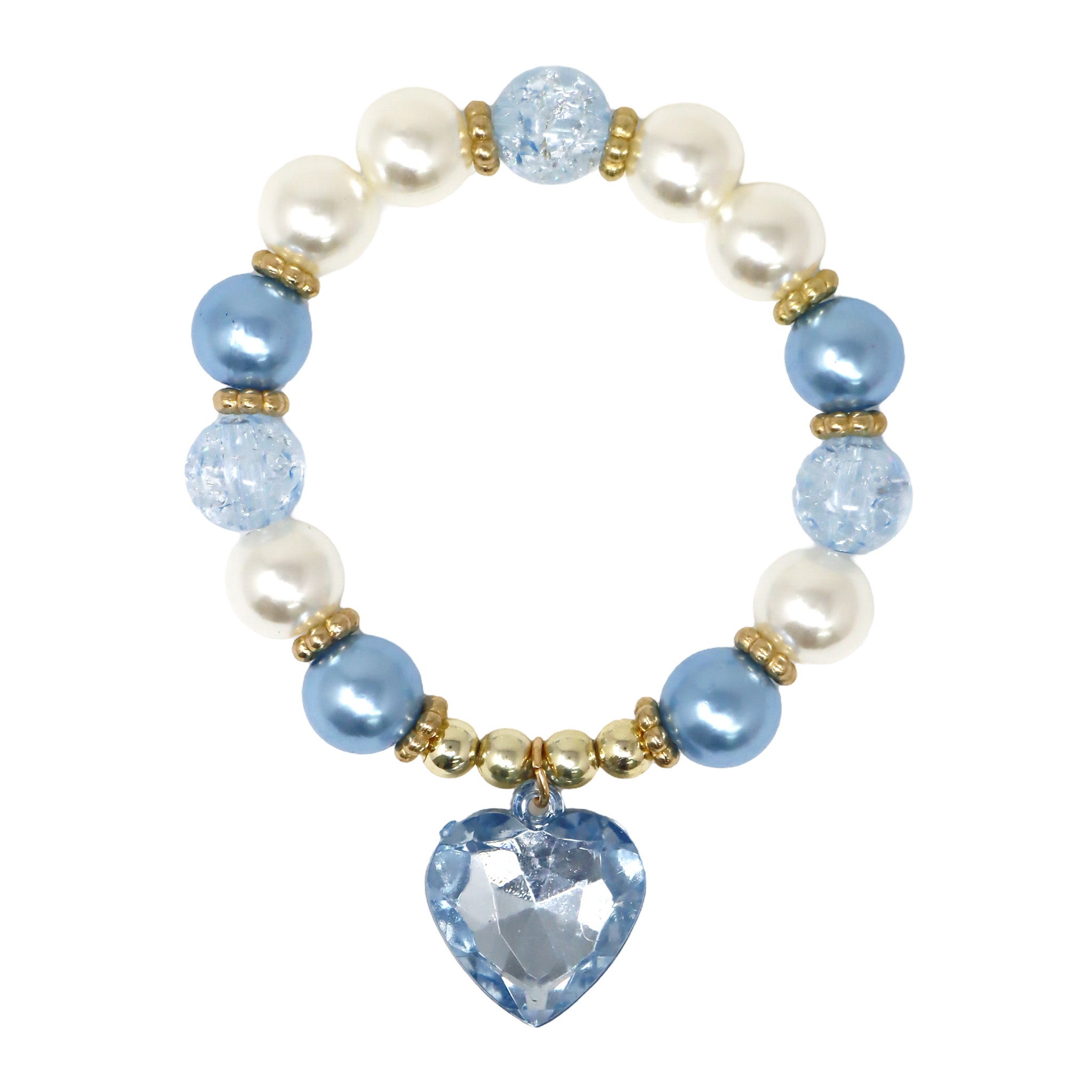 Dance Pearl Heart Necklace and Bracelet Set - Pink Poppy Australia
