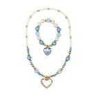 Dance Pearl Heart Necklace and Bracelet Set - Pink Poppy Australia