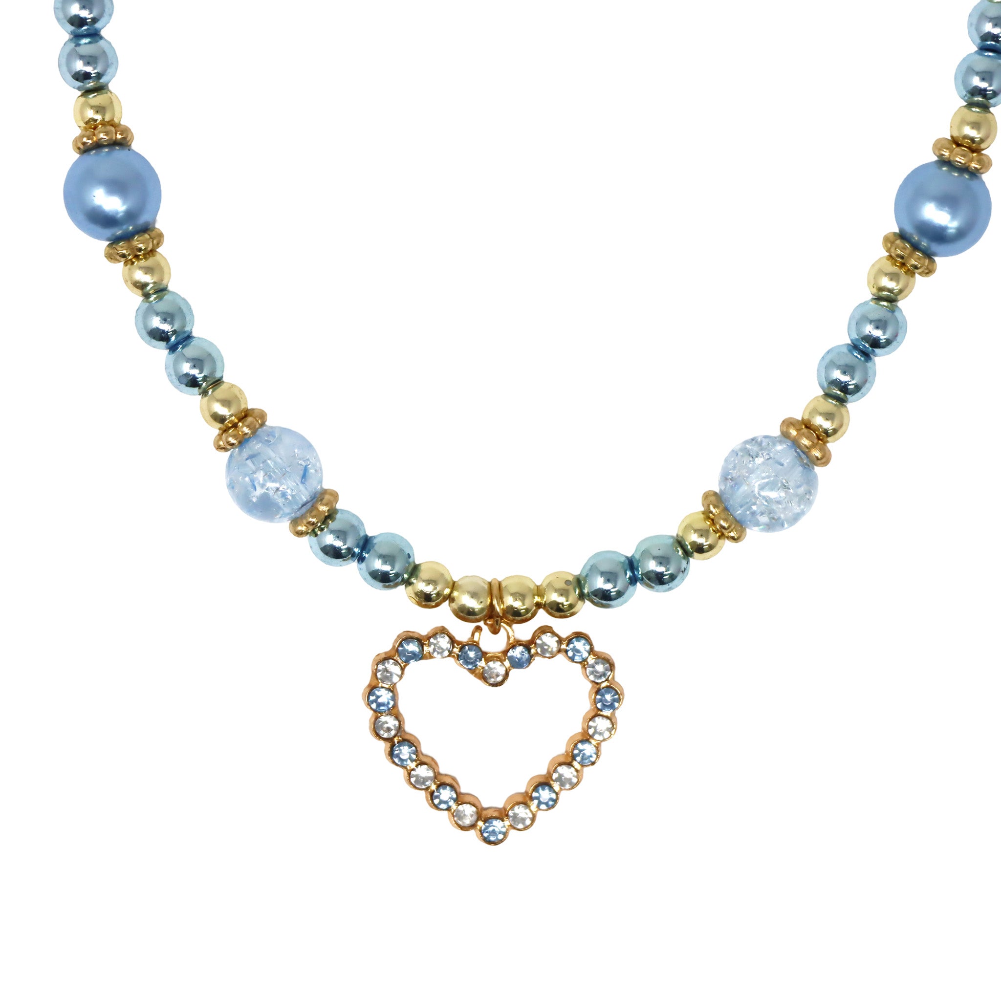 Dance Pearl Heart Necklace and Bracelet Set - Pink Poppy Australia