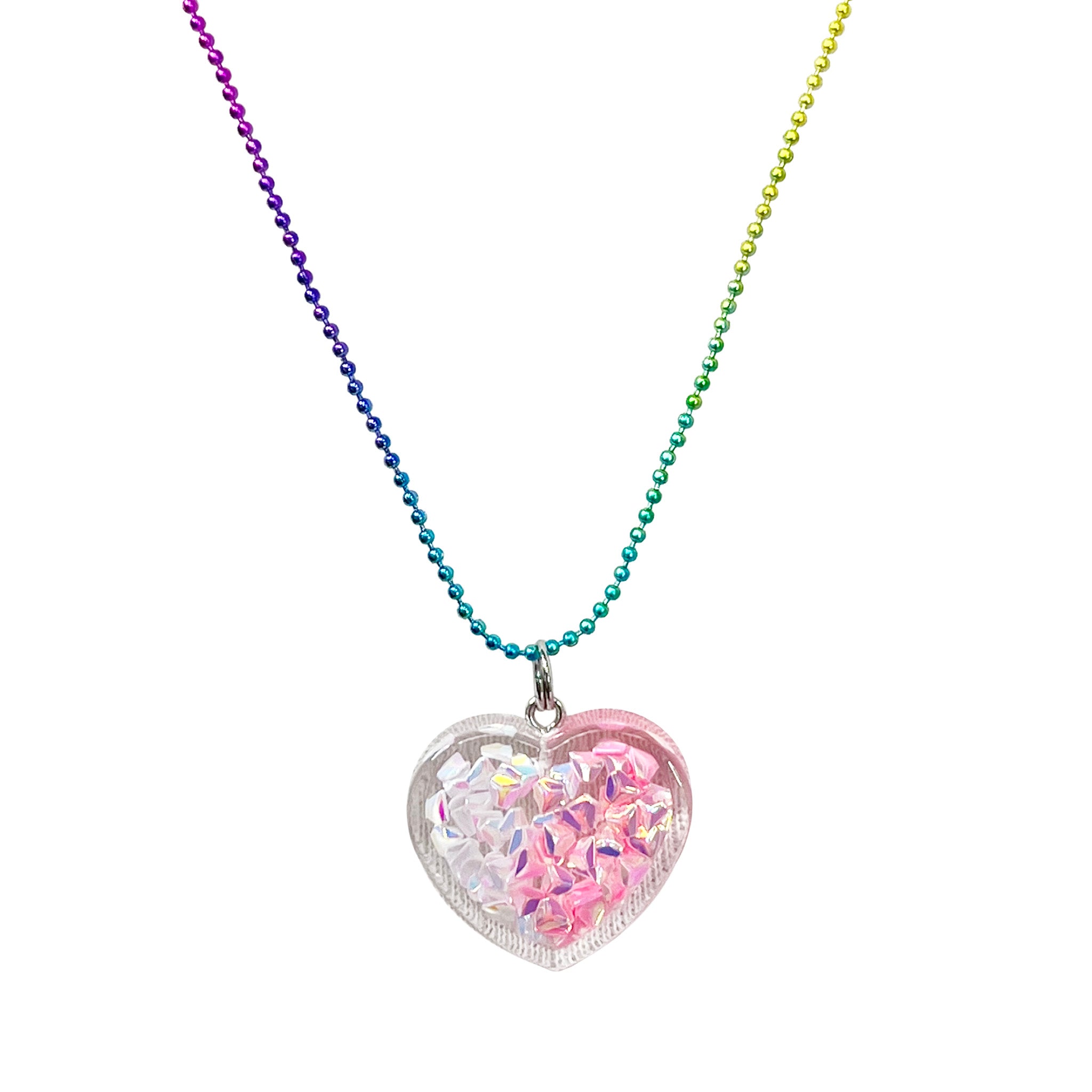 Mermaid Heart Necklace - Pink Poppy Australia