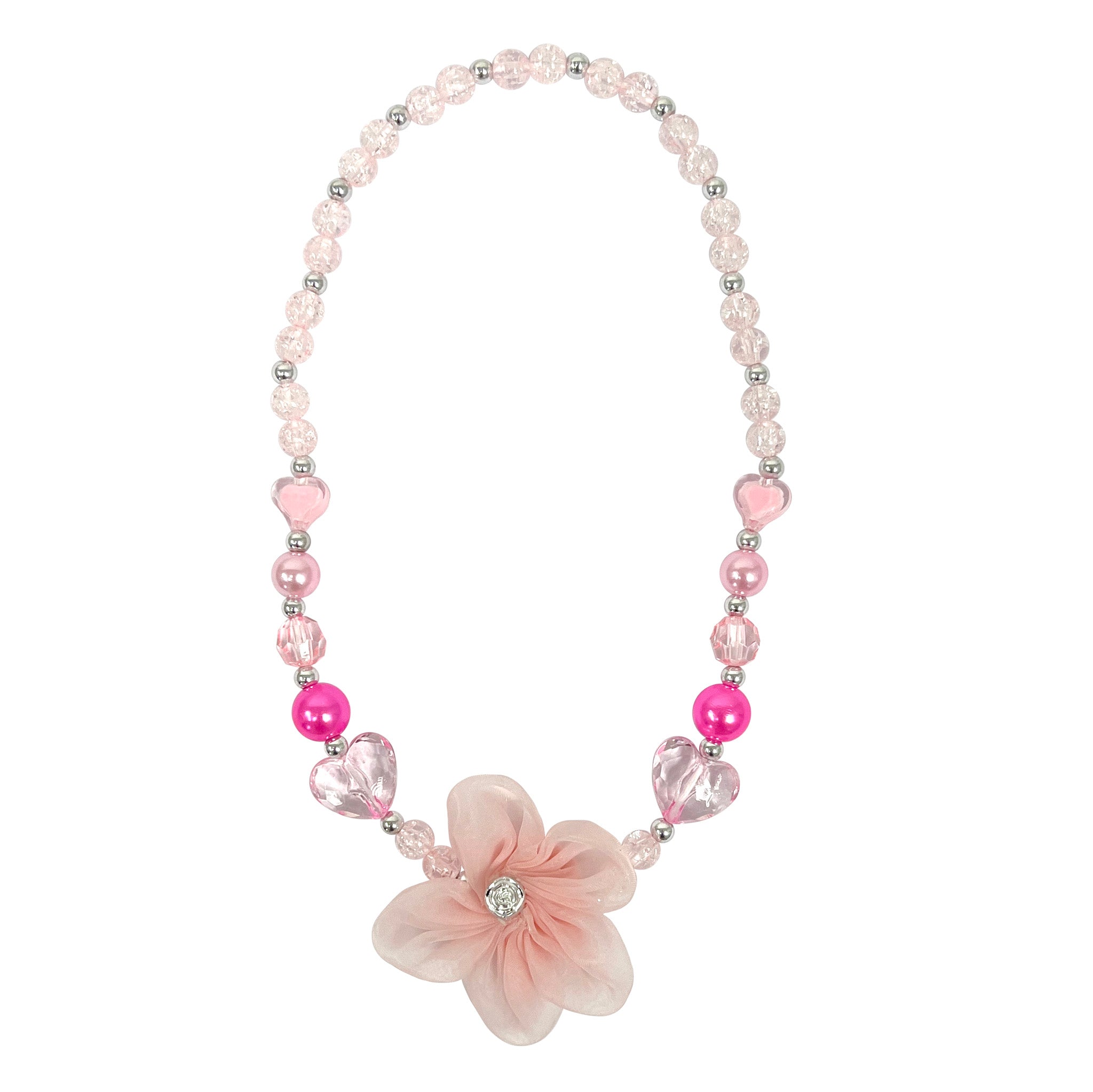 Flower Necklace - Pink Poppy Australia