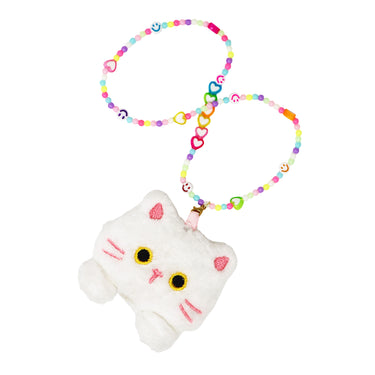 Plush Charm Necklace - Pink Poppy Australia