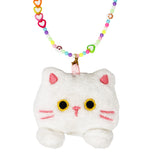 Plush Charm Necklace - Pink Poppy Australia