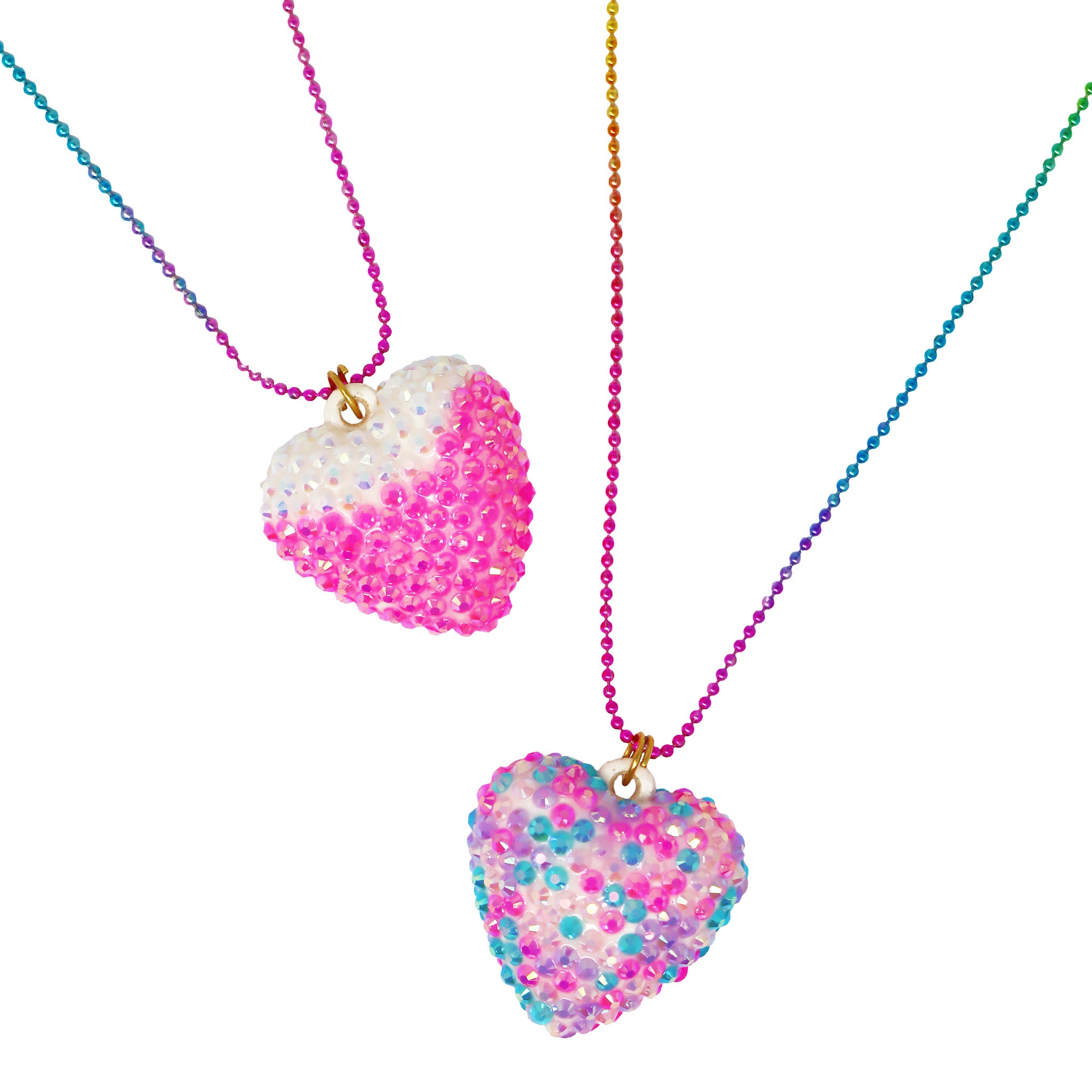 Sparkly Pendant Necklace - Pink Poppy Australia